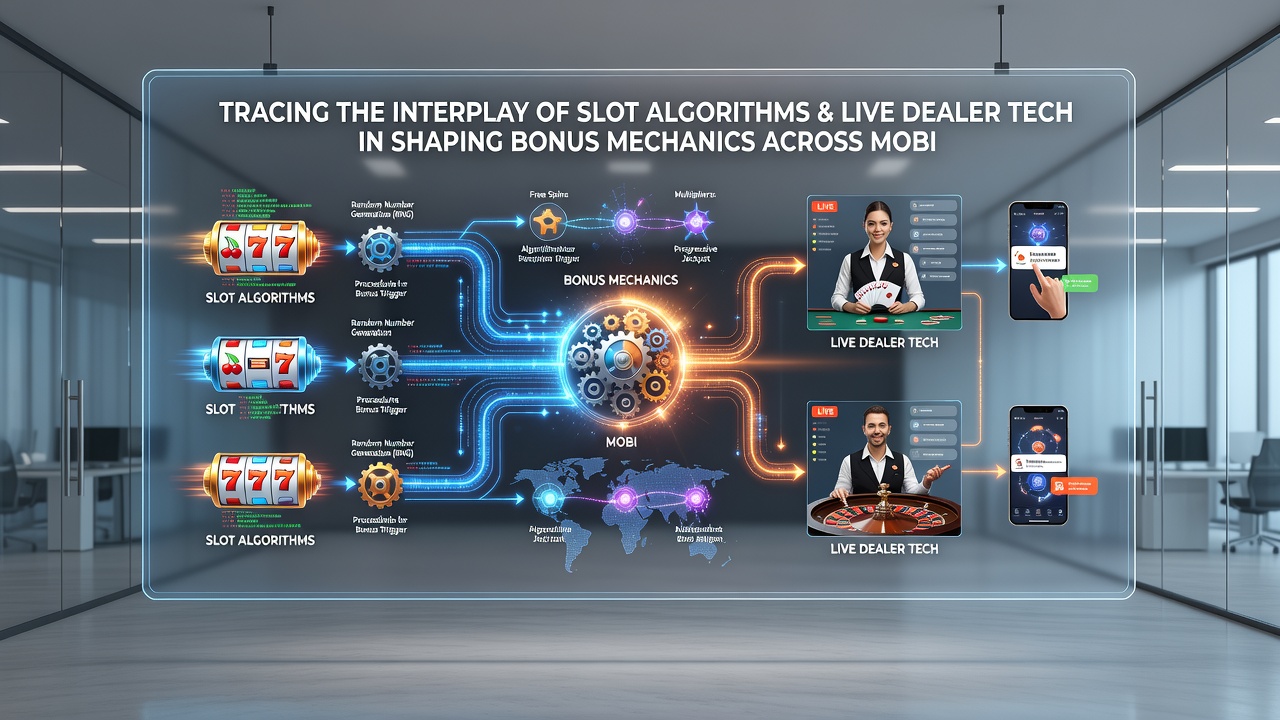 Grafik der viser integration af live dealer og mobile bonus funktioner